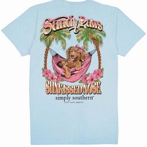 “Sandy Paws Sunkissed Nose” Simply Southern Shirt